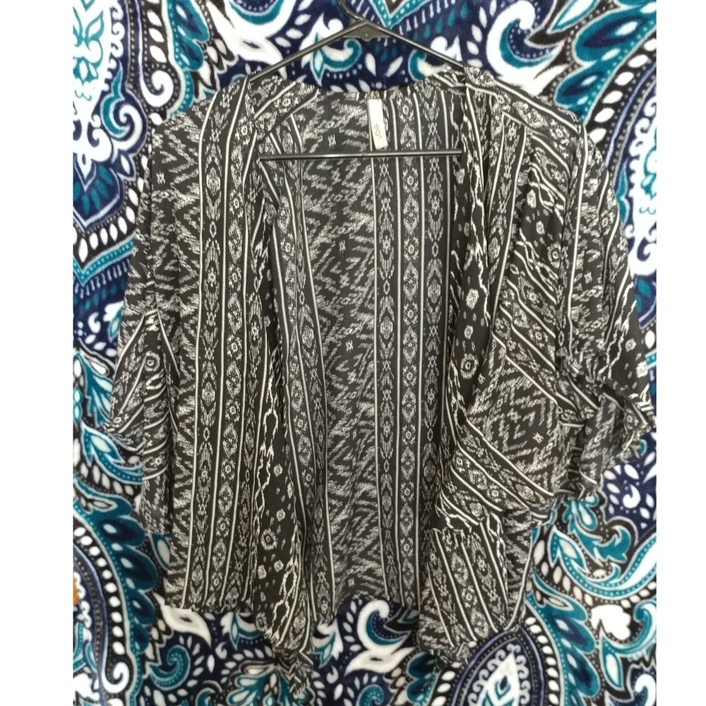 Lightweight draped cardigan